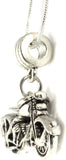 Biker Jewelry for Men | Biker Pendant for Women as a Great Anarchy Necklace with your Favorite Motorcycle Charm and Freedom Jewelry Biker Jewelry for Women or a Commemorative Necklace for Retirement