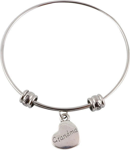 Grandma Heart Fancy Bangle