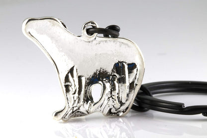 Polar Bear Keychain | Mama Bear Keychain or Grandma Bear because Polar Bear Gifts with a Polar Bear Charm are Great as a Polar Bear Party Favor or Momma Bear Gifts and Bear Gifts for Women and Men