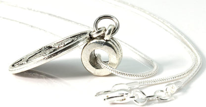 St Gerard Necklace for Pregnancy | Patron Saint of Pregnancy Charm Necklace St Gerard Pendant on a 22 inch Silver Plated Snake Chain Necklace with a Beautiful St Gerard Charm Fertility Charm for Women