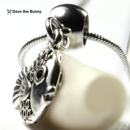 Dave The Bunny Parrot Fish Necklace - Fish Pendant or Fish Jewelry for Women with a Beautiful Parrot Fish Charm