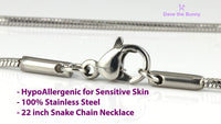 " #1 Mother " Snake Chain Necklace