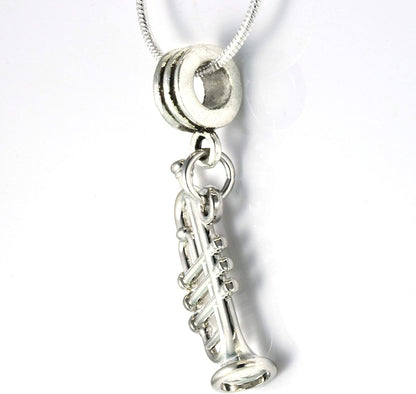 Trumpet Jewelry | Trumpet Charm on a Trumpet Necklace for Women These are Great Trumpet Gifts for Women and Trumpet Jewelry for Men A Nice His and Her Music Necklace for a Friend or Relative
