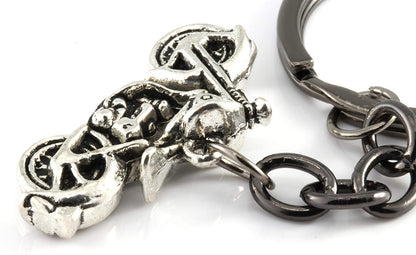 Motorcycle Keychain | Harley Motorcycle Charm Keychain