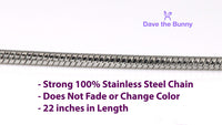 Frog Gifts for Women - 100% Stainless Steel Snake Chain with Cute Frog Stuff and Frog Necklace Cute Stuff for Teen Girls Accessories for Teen Girls and Cool Stuff for Teens nice Frog Jewelry for Women