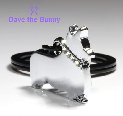 Dave The Bunny Corgi Keychain - Corgi gifts for Corgi Lovers Women and Men will Love a Great Dog Keychain Corgie Lovers Gift and Amante de los Corgis et Amante de los Perros