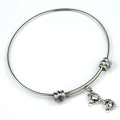 Eye Glasses Bracelet | Eyeglasses Bangle Bracelet Jewelry Gift for Women Men Girls and Boys Eye Glass Frames Eyeglass Frames