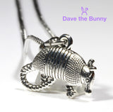 Armadillo Necklace - Armadillo Gifts and Souvenirs as Great Armadillo Jewelry Stainless Steel Snake Chain or Armadillo Ornament for the Armadillo Elite and Armadio Portatile as Mighty the Armadillo