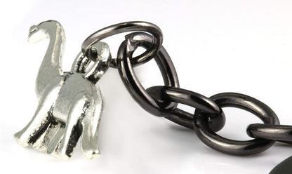 Dinosaur Keychain | Brontosaurus Key Chain for Dinosaur Lovers a Dino Keychain Bulk Fun Keychain for Women or Men a Dinosaur Key Chain or Jurassic Keychain for the Archeologist that you know