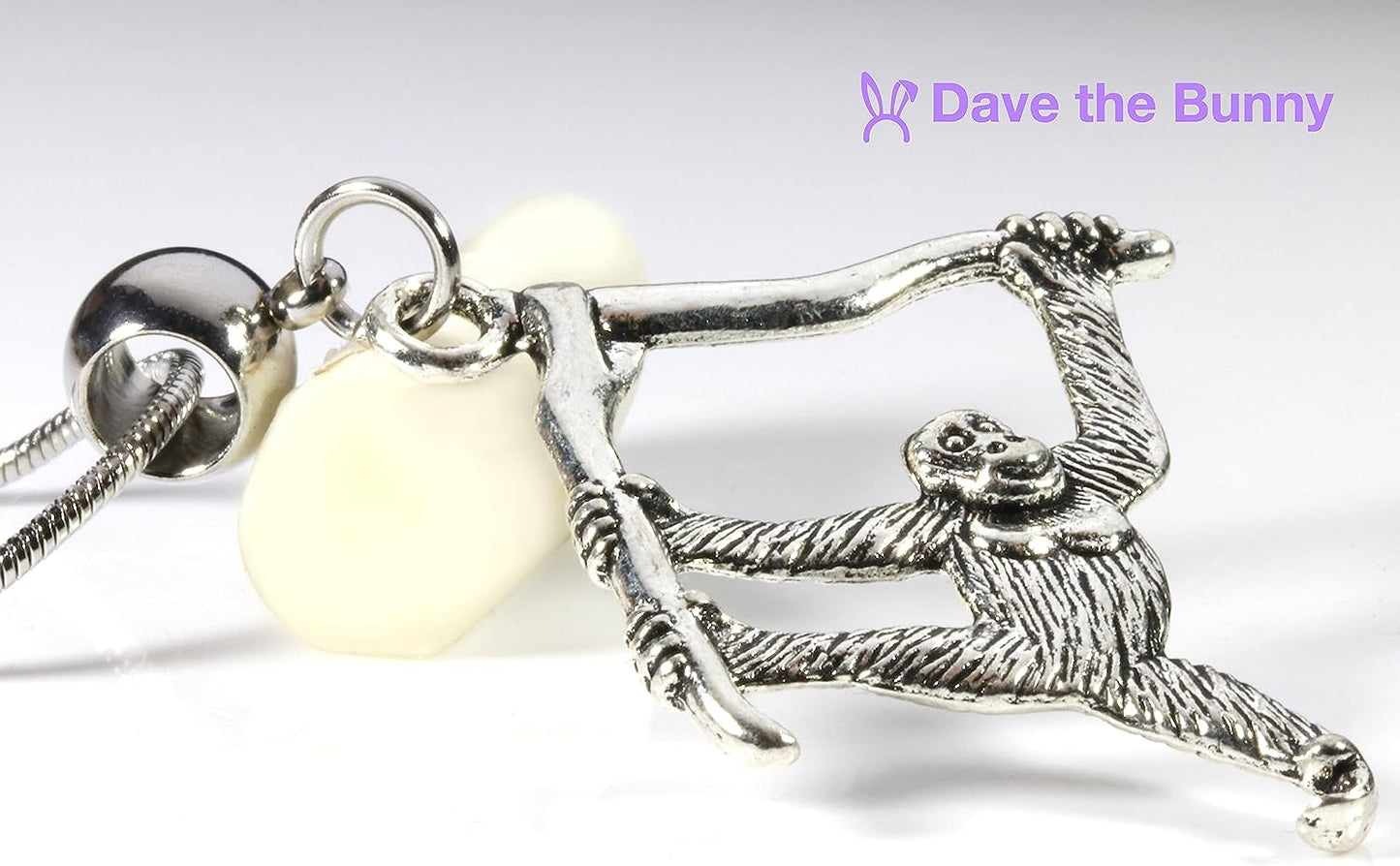 Monkey Necklace - Stainless Steel Jewelry for Women and Girls Monkey Pendant, Gift for Monkey Lovers, Chinese Zodiac Charm Cute, Playful, and Stylish Accessory Monkeys and Monkey Gifts for Adults