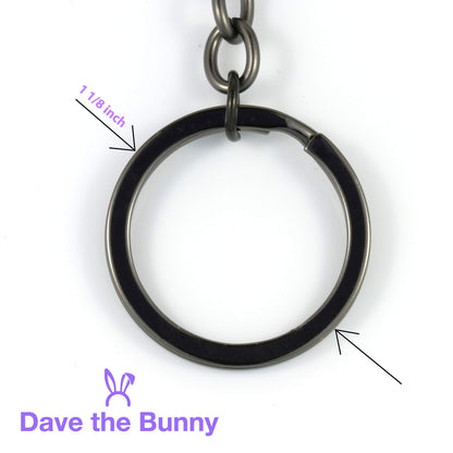 Dave The Bunny Corgi Keychain - Corgi gifts for Corgi Lovers Women and Men will Love a Great Dog Keychain Corgie Lovers Gift and Amante de los Corgis et Amante de los Perros