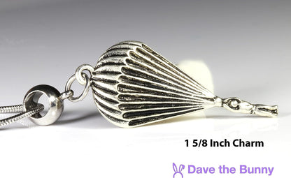 Parachute Necklace - Sky Diving Pendant Parachute for Skydiving