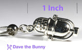 Gifts for Singers - Encanto Microphone Jewelry Music Charm Necklace DJ Pendant and a Charm Microphone that fits a Bracelet Makes Nice Men Jewelry Microphone Necklace and Music Lovers Gifts for Women