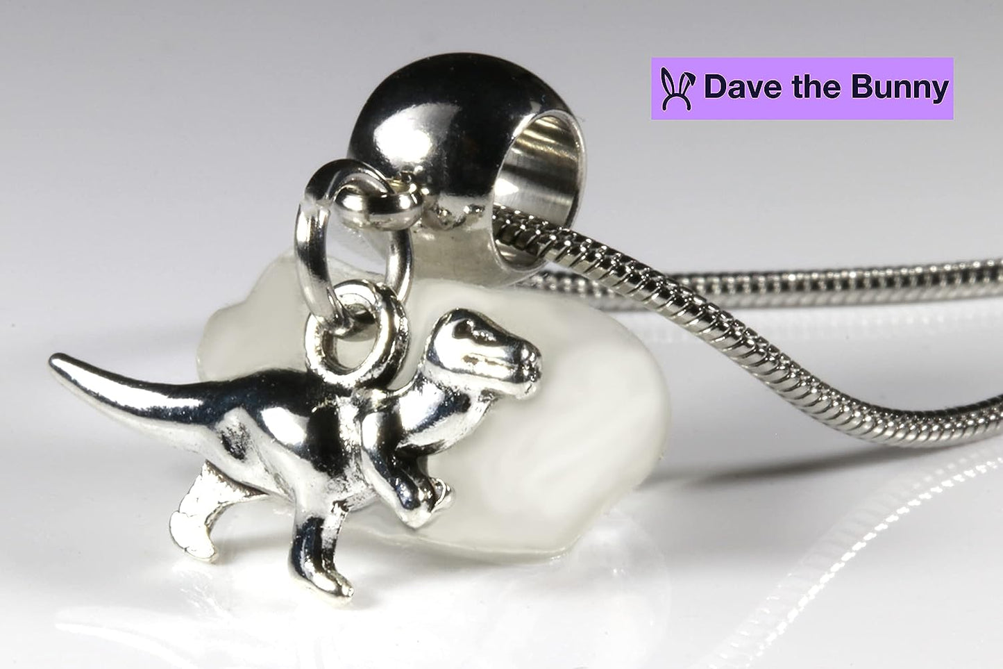 Trex Dinosaur Necklace for Women - 100% Stainless Steel Chain, Unique and Fun Necklaces for Adults, Perfect Dinosaur Gifts for Men and Women who Love Cute Dinosaur Stuff and Trex Accessories