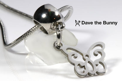 Stainless Steel Butterfly Necklaces for Teen Girls or a Great Butterfly Necklace for Women. These are Cute Necklaces for Teen Girls and Cute Necklaces for Women Butterfly Gifts for Women and Men