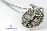 San Benito Medalla a Great Saint Benedict Medal Necklace or Cross Necklace for Men as a Protection Necklace for Protection from Evil Medallion Necklace Cross Chain Mens Cross Necklace of San Benito