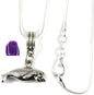Manatee Charm Snake Chain Necklace