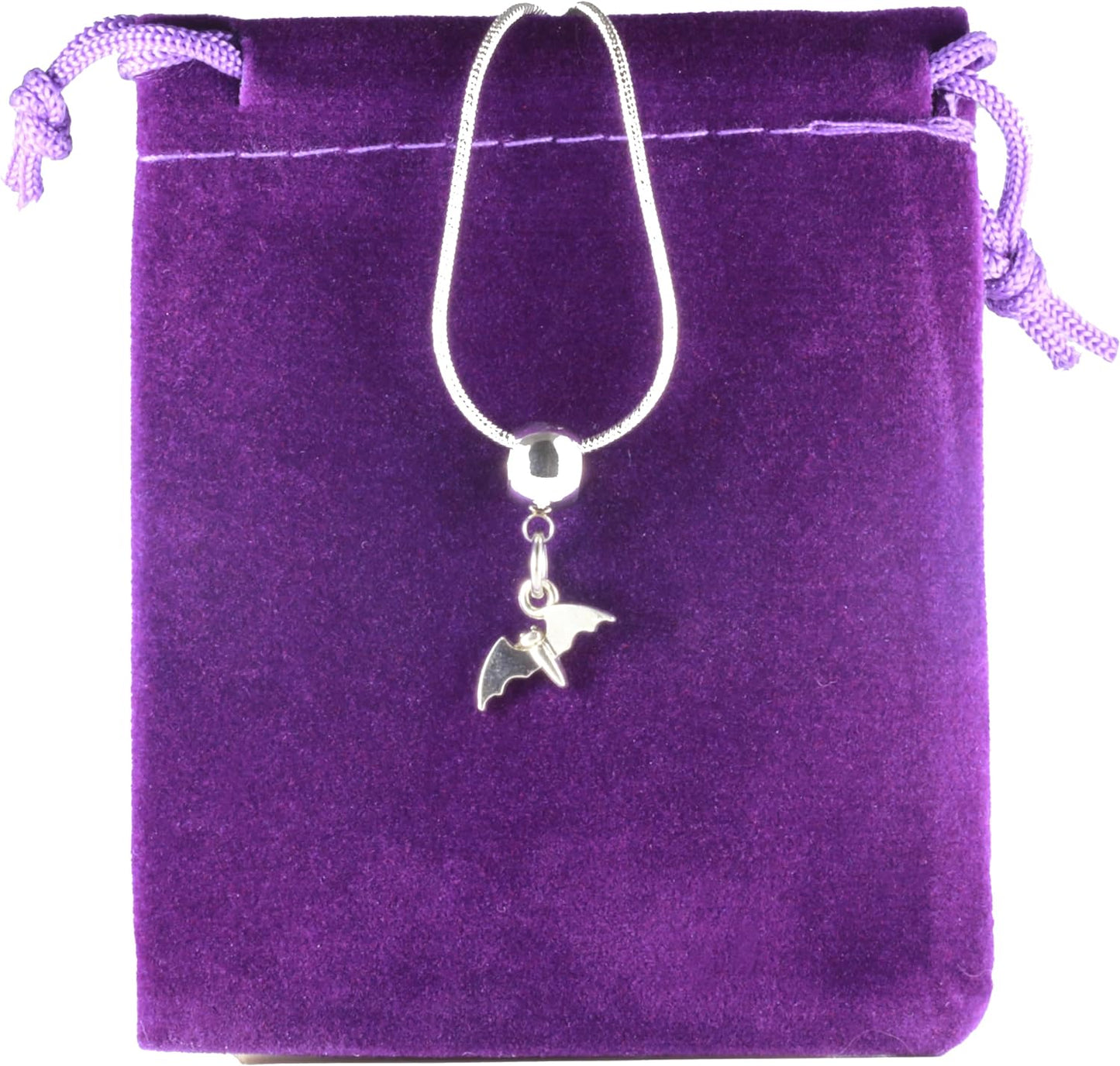 Dave The Bunny Goth Accessories for Women and Men - Bat Necklace - Ideal for Gothic Decor & Gothic Jewelry Collection Bat Jewelry for Women and Men that makes Great Goth Necklaces