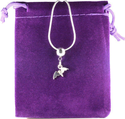 Dave The Bunny Goth Accessories for Women and Men - Bat Necklace - Ideal for Gothic Decor & Gothic Jewelry Collection Bat Jewelry for Women and Men that makes Great Goth Necklaces