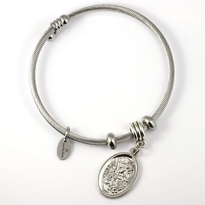 San Miguel Arcangel | St Michael Gifts of Saint Michael Bracelet Archangel Michael Protection for Police Officers and Fire Fighters as The Patron Saint Michael for Protection of The St Michael Angel