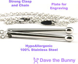 Drumstick Necklace for Men | Drummer Gifts Women Stainless Steel Pendant Necklace Charm Jewelry