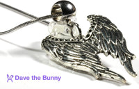 Angel Wing Necklace for Women and Men - A Guardian Angel Necklace for Women or Memorial Necklace and Angel Wing Jewelry for Women and Angel Wing Pendant Necklace for Men and In Memory Necklace