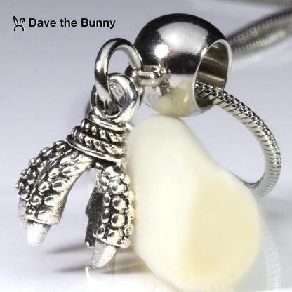 Dave The Bunny Dragon Necklace for Men and Women - Dragon Jewelry for Women of a Great Dragon Claw Necklace