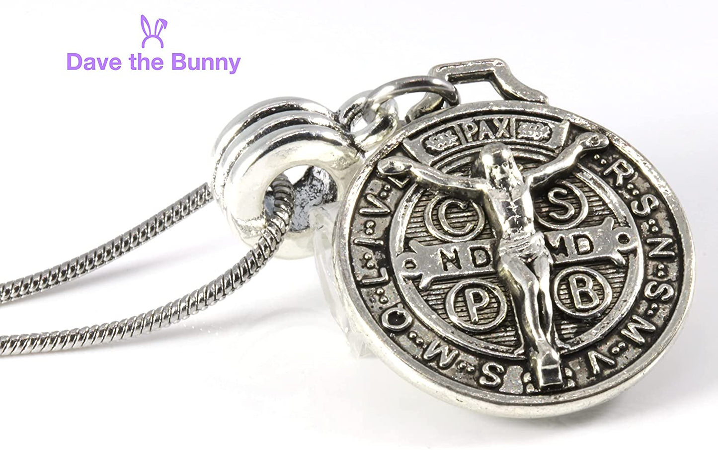 San Benito Medalla a Great Saint Benedict Medal Necklace or Cross Necklace for Men as a Protection Necklace for Protection from Evil Medallion Necklace Cross Chain Mens Cross Necklace of San Benito