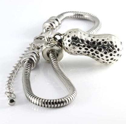 Peanut Bracelet | Snake Chain Charm Bracelet
