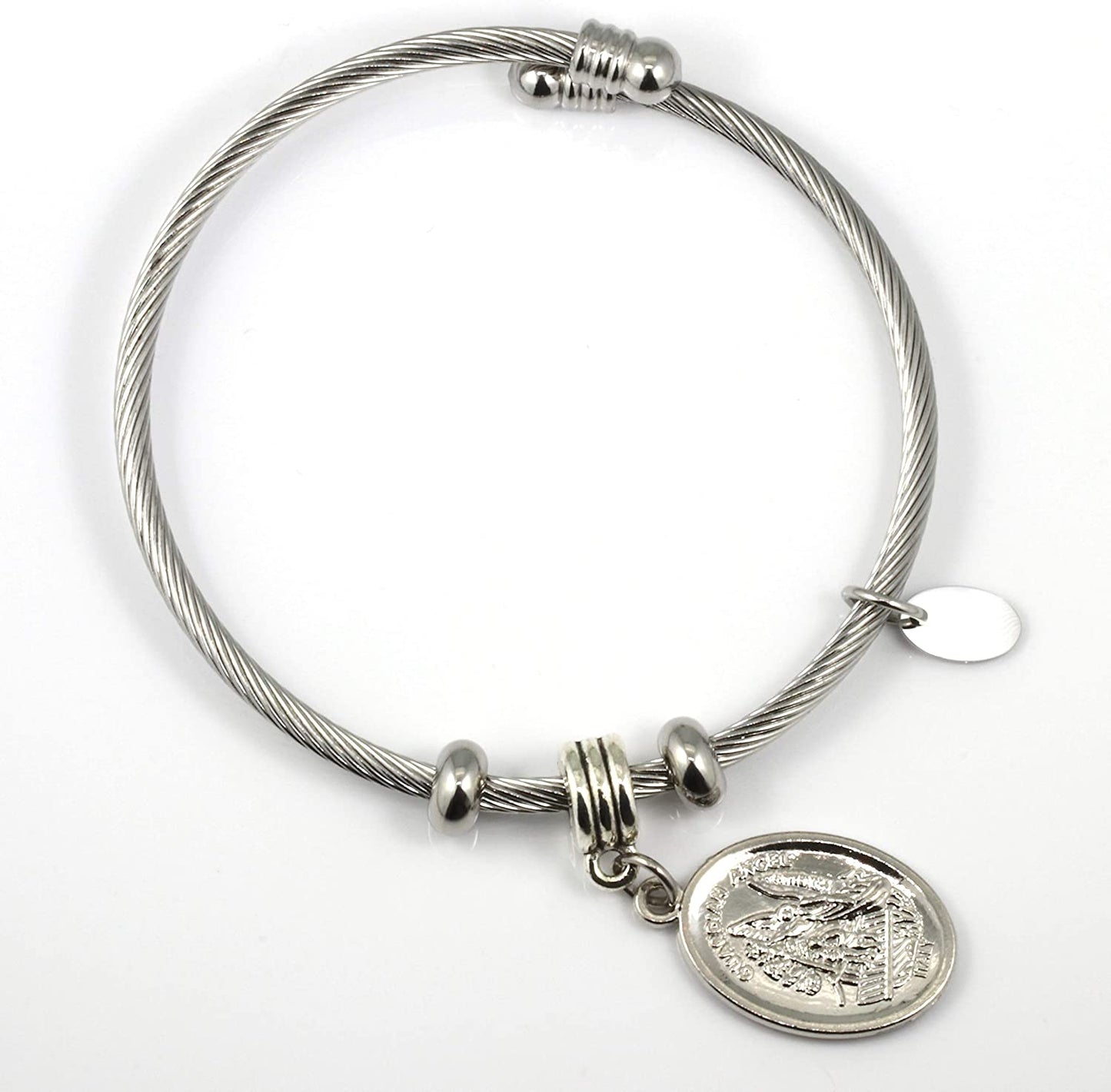 San Miguel Arcangel | St Michael Gifts of Saint Michael Bracelet Archangel Michael Protection for Police Officers and Fire Fighters as The Patron Saint Michael for Protection of The St Michael Angel