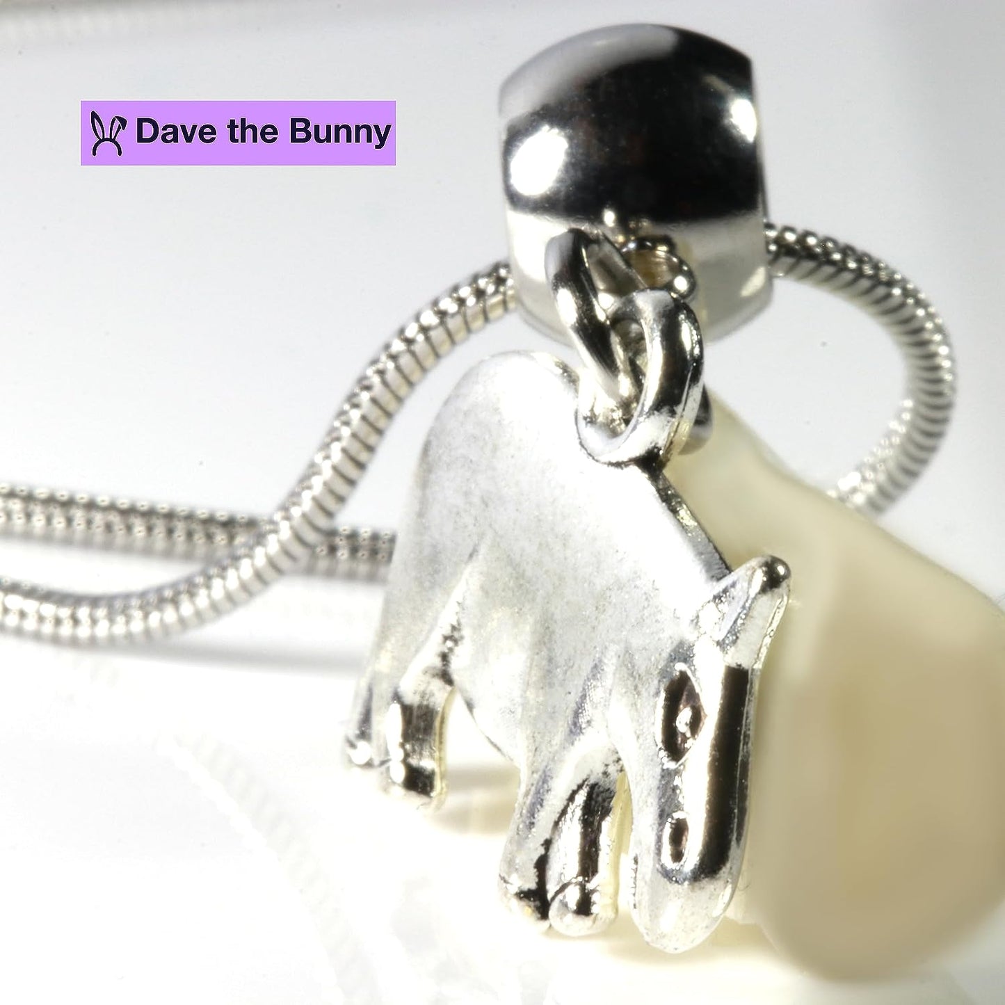 Dave The Bunny Hippo Necklace for Women and Men - A Great Animal Necklace for women and Men