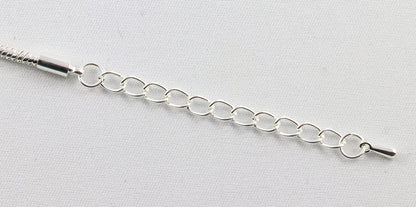 Neck Tie Charm Bracelet with Stainless Steel Snake Chain
