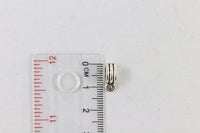 Emerald Park Jewelry Fish Skeleton Bones Charm Snake Chain Necklace