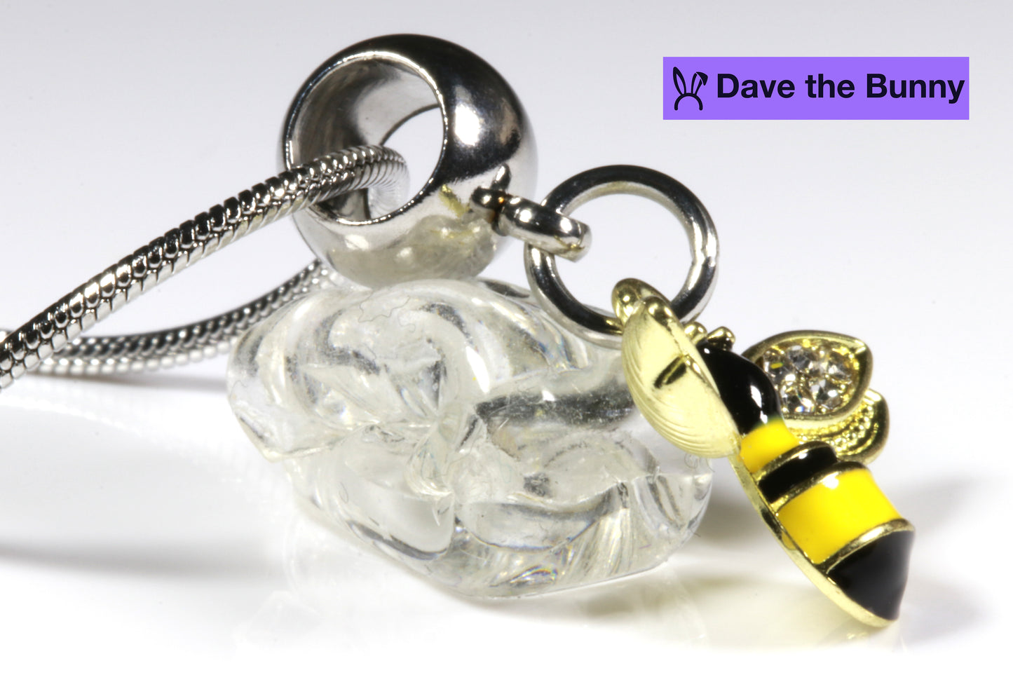 Honey Bee Necklace for Women and Men - Stainless Steel Chain Queen Bee Necklace for Women and Men or Bumble Bee Necklaces for Women and Men and Honey Bee Gifts for Women or Bumble Bee Gifts for Women