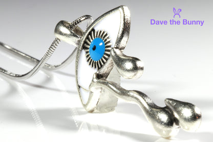 Evil Eye Pendant with Tears