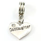 Goddaughter on Heart Charm