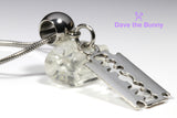 Razor Blade Necklace for Men and Women - A Great Punk Rock Necklace for Men or Punk Necklaces for Women or an Emo Necklace for Men and Emo Accessories Men and Women will Love a Barber Necklace for Men