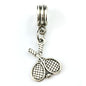 Tennis Racquet with Ball Charm