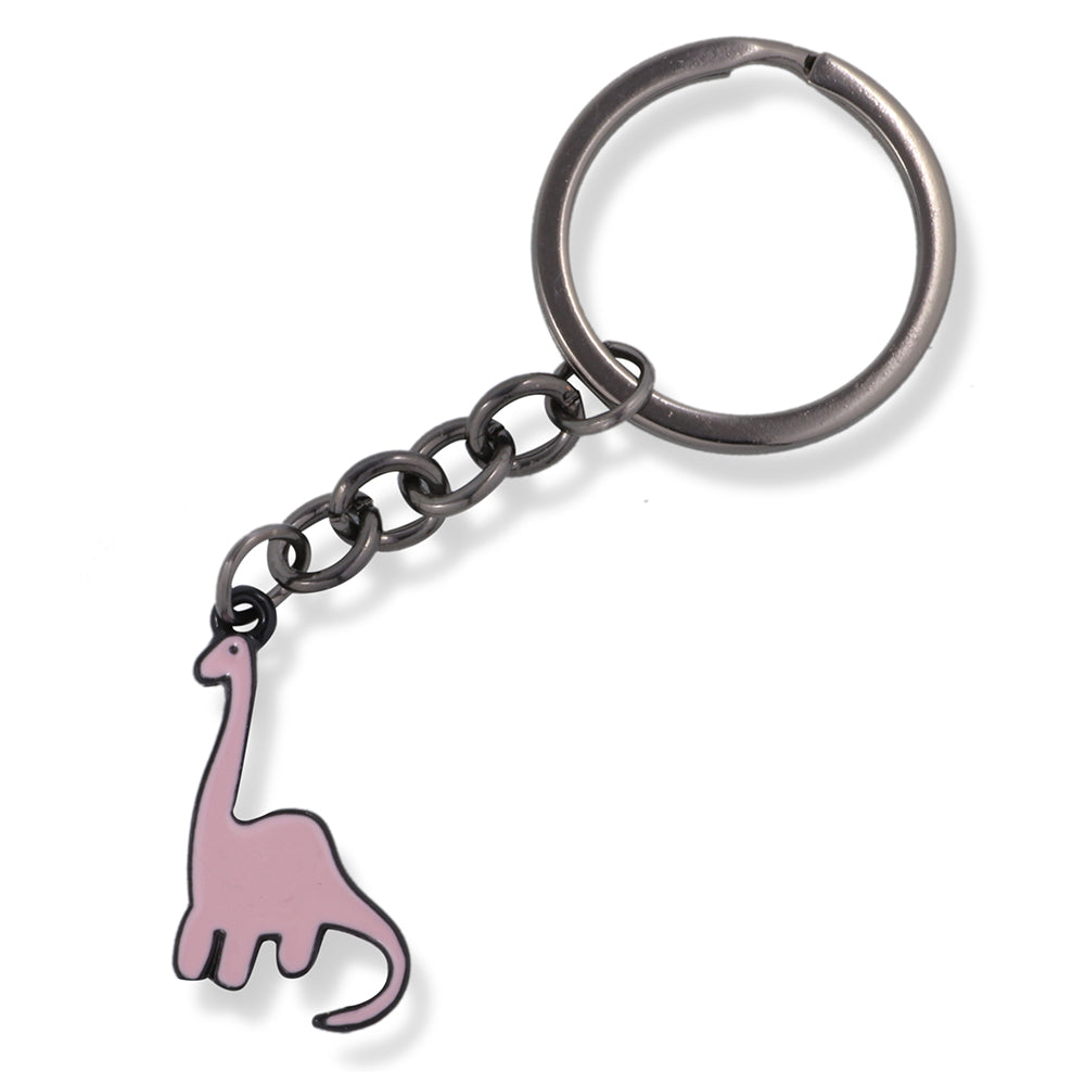 Emerald Park Jewelry Brontosaurus Cartoonish Dinosaur Charm Keychain