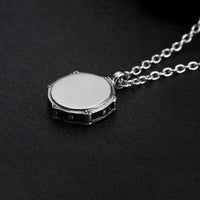 Snare Drum Necklace | Drumming Charm Stainless Steel Chain Necklace